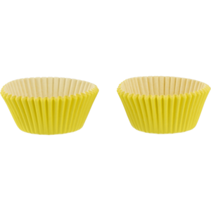 Millini Solid Yellow Cupcake Cases 50 Piece