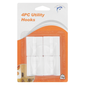 Blue Dolphin Utility Hooks 4 Pack