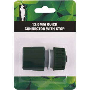 Hose Connector With Water Stop 12.5mm