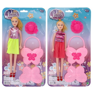 Sweet Princess Doll with Bag 28cm (Type May Vary)