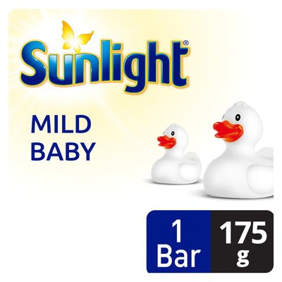 Sunlight Mild Baby Cleansing Face & Body Bar Soap 175g