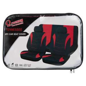 Q Premium Tennessee Car Seat Covers 6 Piece (Colour May Vary)