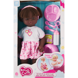 Baby Cutie Drink & Wet Baby Doll 8 Piece