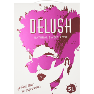 Delush Natural Sweet Rosé Wine Box 5L