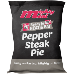 Mighty Meal Frozen Pepper Steak Pie