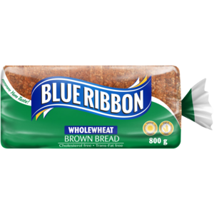 Blue Ribbon Wholewheat Brown Bread 800g