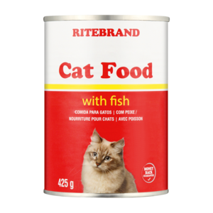 Ritebrand Cat Food With Fish 425g