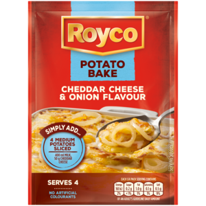 Royco Cheddar Cheese & Onion Flavour Potato Bake 41g