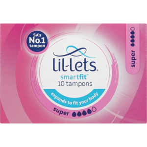 Lil-Lets Smartfit Super Tampons 10 Pack