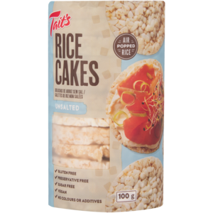 Tait's Unsalted Rice Cakes 100g