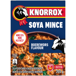 Knorrox Boerewors Flavoured Soya Mince 200g