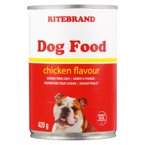 Ritebrand Chicken Flavoured Dog Food Can 425g