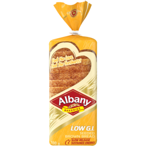 Albany Low G.I. Seeded Sliced Brown Bread Loaf 700g
