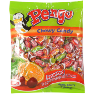 Pengo Sour Flavoured Chewy Candy 220g