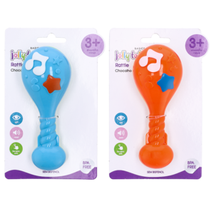 Jolly Tots Musical Drum Rattle 3 Months+ (Colour May Vary)