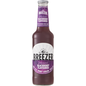 Breezer Blackberry Flavoured Cooler Bottle 275ml