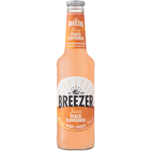 Breezer Peach Flavour Spirit Cooler Bottle 275ml