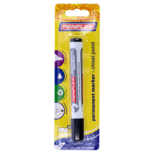 Penflex PM15 Black Chisel Point Permanent Marker