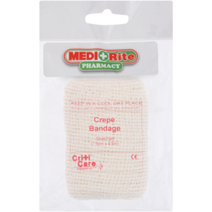 Medirite Pharmacy Crepe Bandage 7.5cm x 4.5m