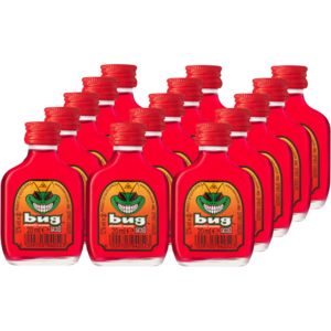 Bug Red Alcoholic Shooter 15 x 20ml