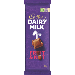 Cadbury Dairy Milk Fruit & Nut Chocolate Slab 80g