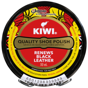 Kiwi Black Shoe Polish 50ml