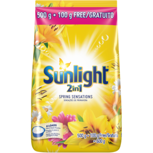 Sunlight 2-In-1 Spring Sensation Hand Washing Powder 500g