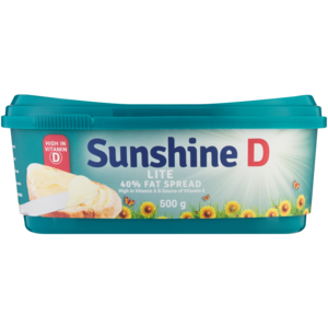 Sunshine D Lite 40% Fat Spread 500g