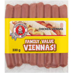 Thompsons Chicken Vienna's 330g