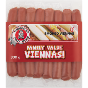 Thompsons Smoked Viennas 330g