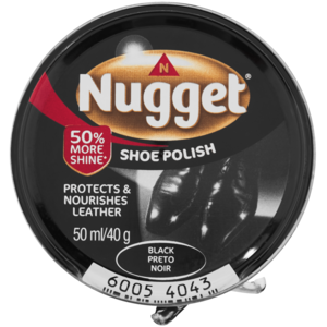 Nugget Black Shoe Polish 50ml