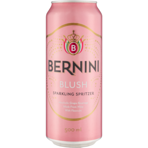 Bernini Blush Sparkling Spritzer Can 500ml