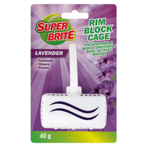 Super Brite Rim Block Cage Lavender Scented 40g