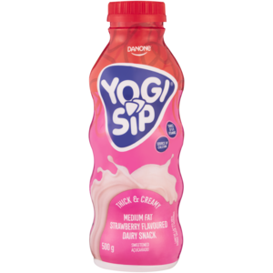 Danone Yogi Sip Strawberry Dairy Snack 500g