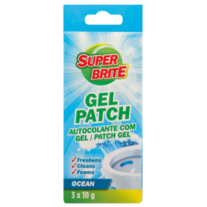 Super Brite Gel Patch Ocean Breeze Scented Toilet Cleaner 3 Pack