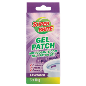 Super Brite Gel Patch Lavender Scented Toilet Cleaner 3 Pack