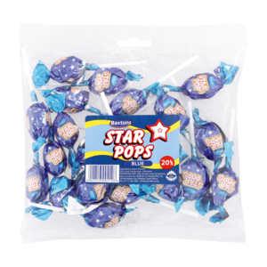 Baxtons Blue Star Pops 20 Pack