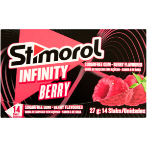 Stimorol Infinity Berry Party Sugarfree Gum 8 Pack