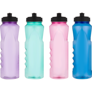 Plastic Sports Bottle 1L (Colour May Vary)