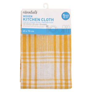 Essentials Woven Kitchen Cloth (Colour May Vary)
