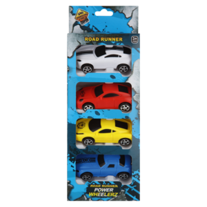 Wheelerz Road Runner Power Set 4 Pack