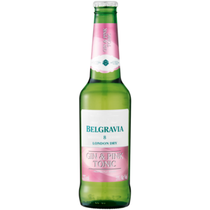 Belgravia London Dry Gin & Pink Tonic Bottle 275ml