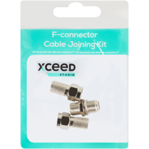 Xceed Studio F-Connector Cable Joining Kit 3 Pack