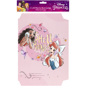 Disney Princess A4 Book Jacket 5 Pack (Design May Vary)
