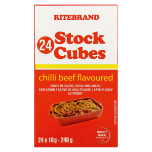 Ritebrand Chilli Beef Flavoured Stock Cubes 24 Pack