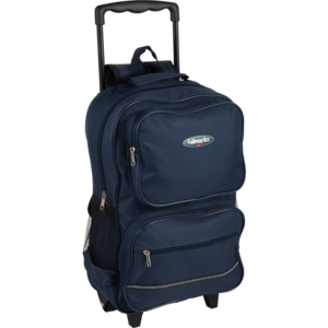 Fullmarks Black & Navy Trolley Backpack 43cmL x 33cmW x 13cmH