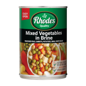 Rhodes Quality Mixed Vegetables In Brine Can 410g