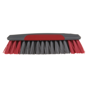 Red & Grey Kidney Shape Scrub Brush
