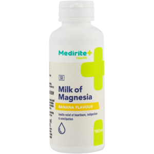 Medirite Pharmacy Banana Flavour Magnesium Milk 100ml