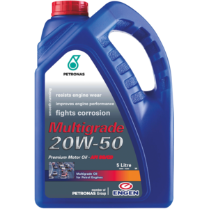 Engen Multigrade 20W-50 Premium Motor Oil 5L